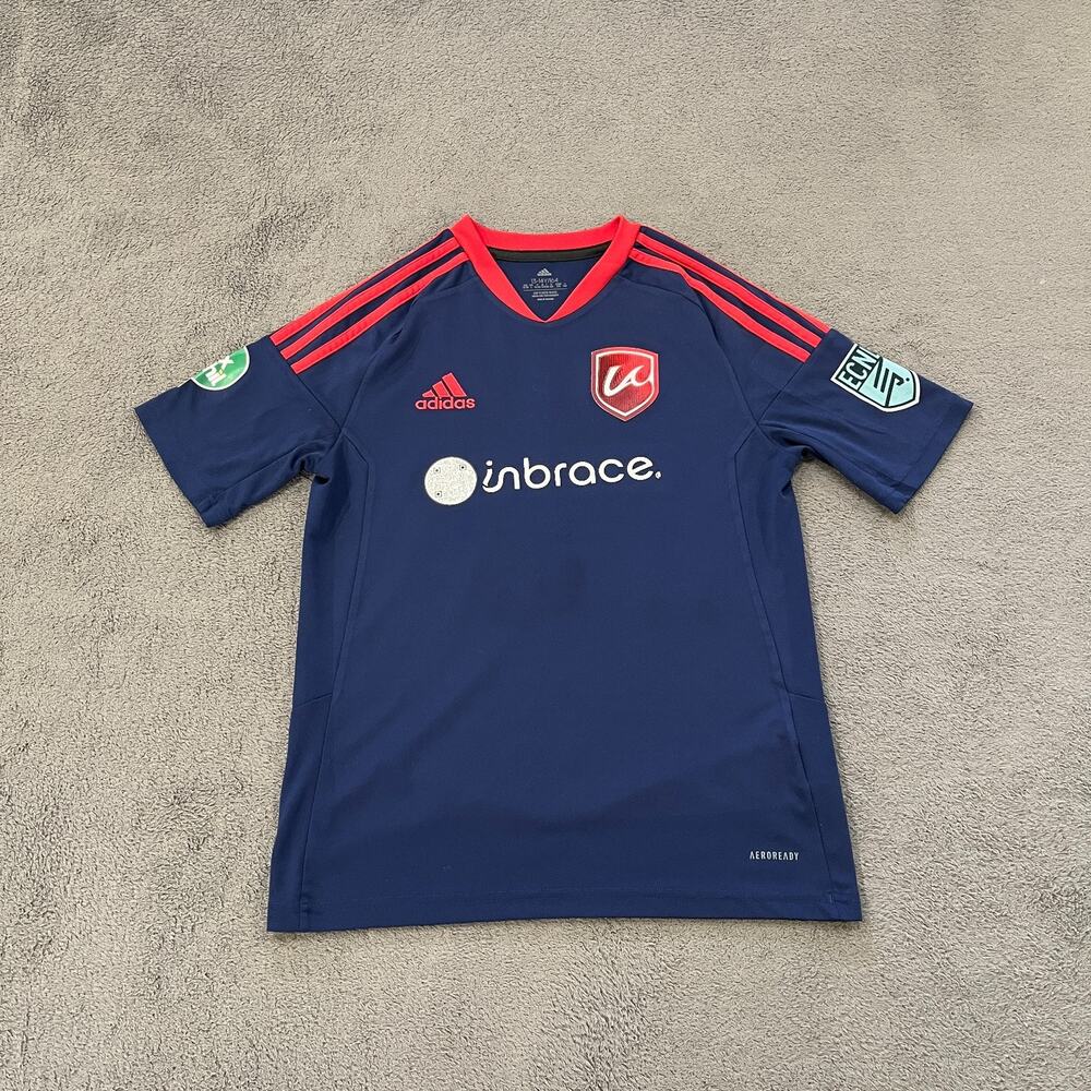 Adidas LAFC SoCal Navy Red Club Soccer Jersey Number 23 Aeroready Kids Size L